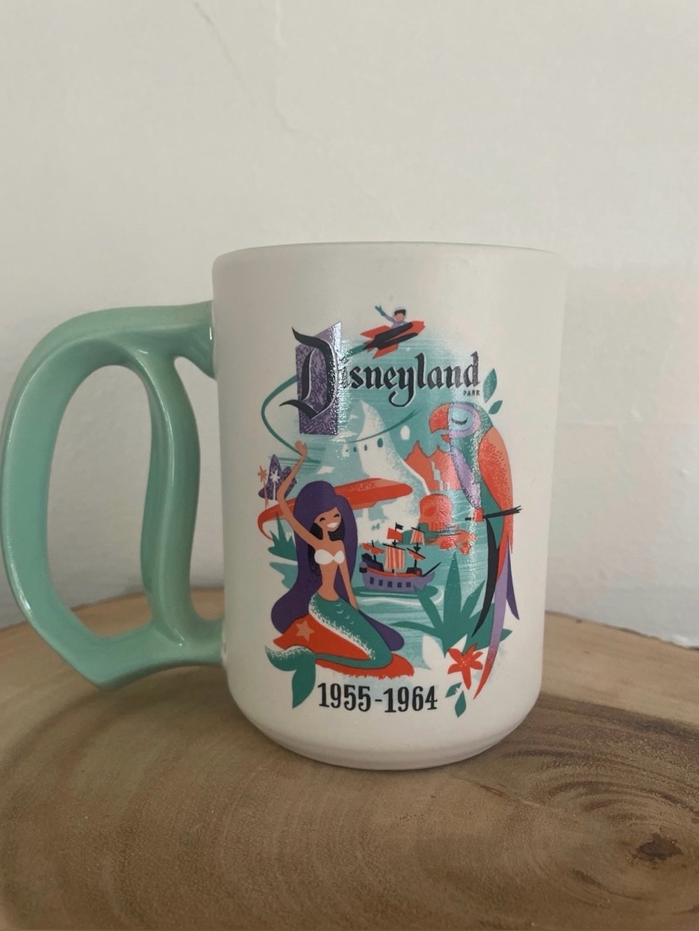 Disneyland 60th anniversary mermaid tiki Adventureland mug